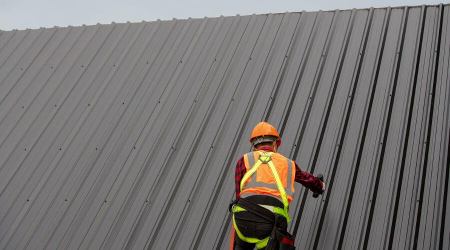 Professional metal roof installation in Medford, NY
